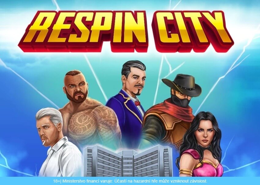 Respin City – komiksové automaty s novou dimenzí zábavy u Sazka Her.