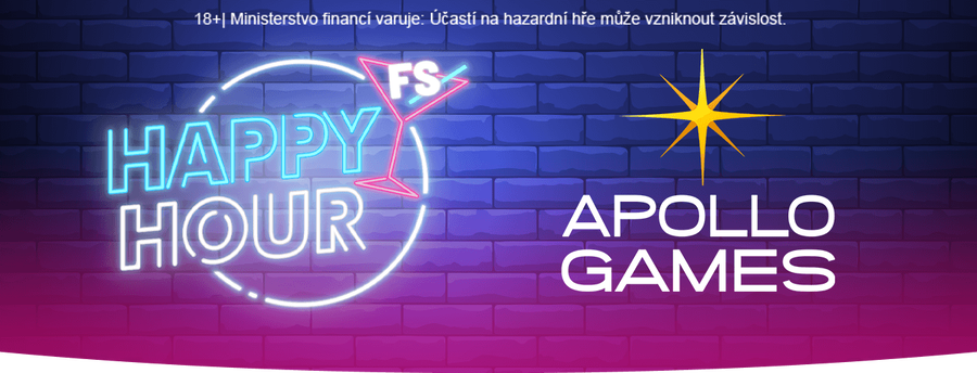 Získejte free spiny u Apollo Games díky Hokejovým Happy Hours!