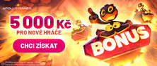 Apollo Games casino s bonusem až 5 000 Kč