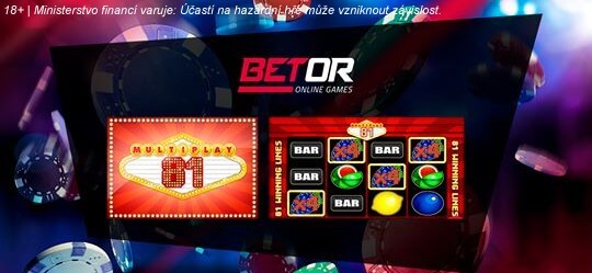 Hraj Multiplay81 u Betoru s bonusem zdarma