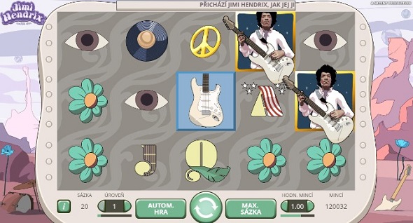 Hrací automat Jimi Hendrix