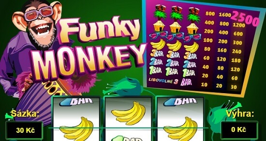 Výherní automat - Funky Monkey