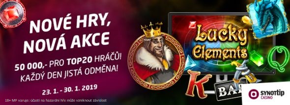 Synot casino rozdává 50 000,-