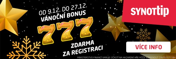 bonus u SYNOT TIP 777,-