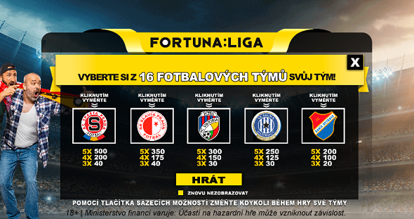 Recenze - výherní automat FORTUNA:LIGA