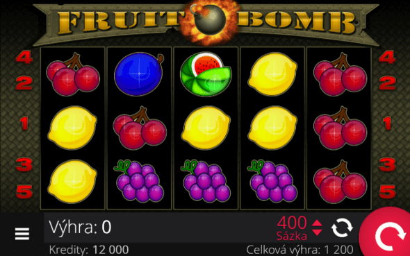 KLIKNI a hraj Fruit Bomb online o skvělé výhry