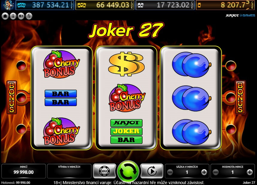 Hrací automat Joker 27