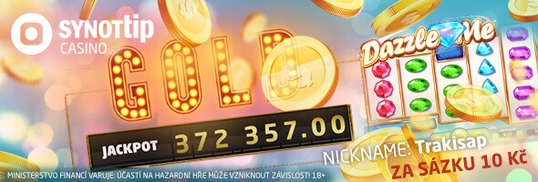 Rekordní jackpot u SYNOT TIPu