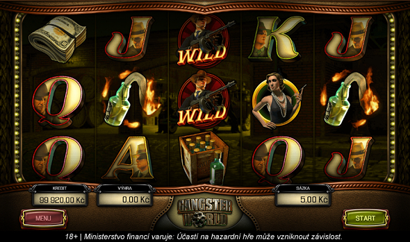 Gangster World automatu u Sazka Her nadělil zlatý jackpot