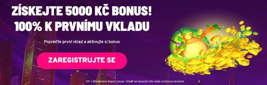 Apollo Games bonus za registraci 5 000 Kč