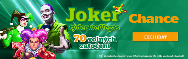 Nenechte si ujít Joker týden plný free spinů