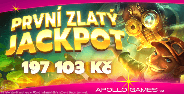 První zlatý jackpot u Apollo Games