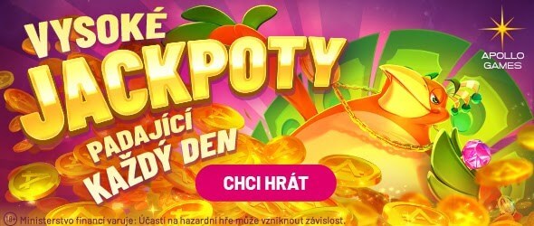 Vysoké jackpoty u Apollo Games.