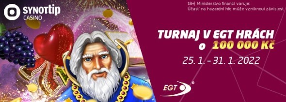 Turnaj v EGT automatech u SYNOT TIPu