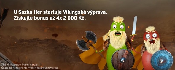 Vydejte se s Vikingskou výpravou pro bonus až 8 000 Kč