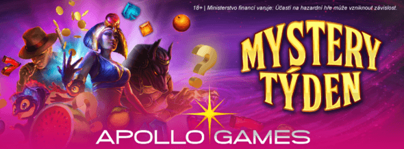 Mystery týden v online casinu Apollo Games se spoustou bonusů