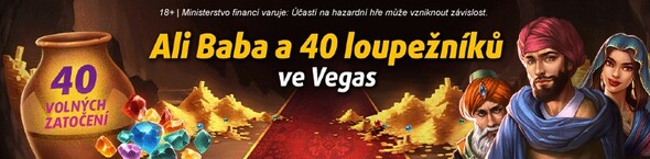 Ali Baba a 40 free spinů u Tipsportu