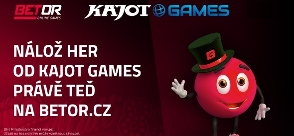Hry výrobce Kajot nově najdete v online casinu Betor