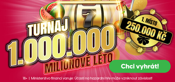 Zahrajte si v LuckyBet casinu turnaj o podíly z 1 milionu korun