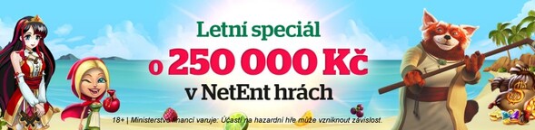 Casino turnaj Letní speciál o prize pool 250 000 Kč