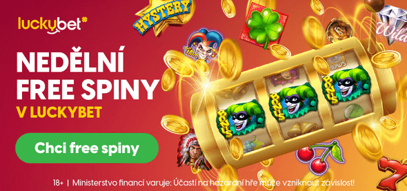 pravidelné free spiny u LuckyBet