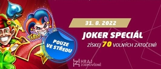 Joker speciál - turnaj u SYNOT TIPu