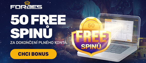 Forbes casino bonus za registraci 50 free spinů