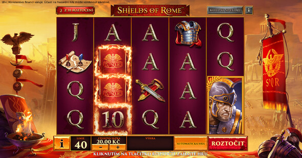 Shields of Rome v Betano casinu