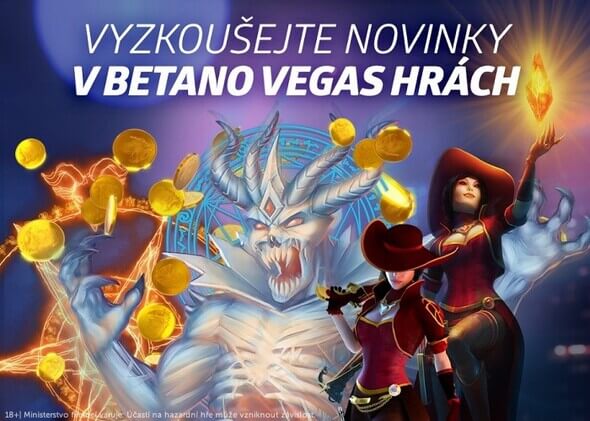 Vyzkoušejte nové automaty v Betano Vegas casinu