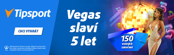 Až 150 free spinů a turnaj - Oslava 5. narozenin online casina Tipsport Vegas