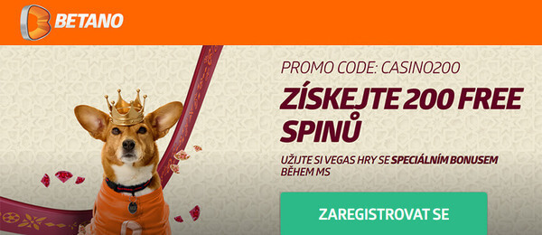 Registrujte se ZDE u Betana a získejte bonus 250 free spinů za registraci