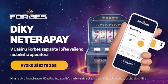 Vklad do casina Forbes přes Neterapay