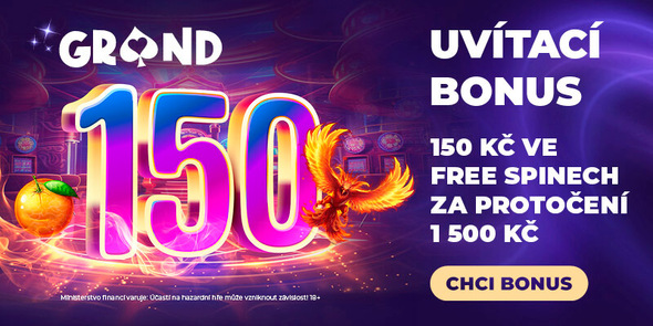 GrandWin 150 free spinů pro nové hráče