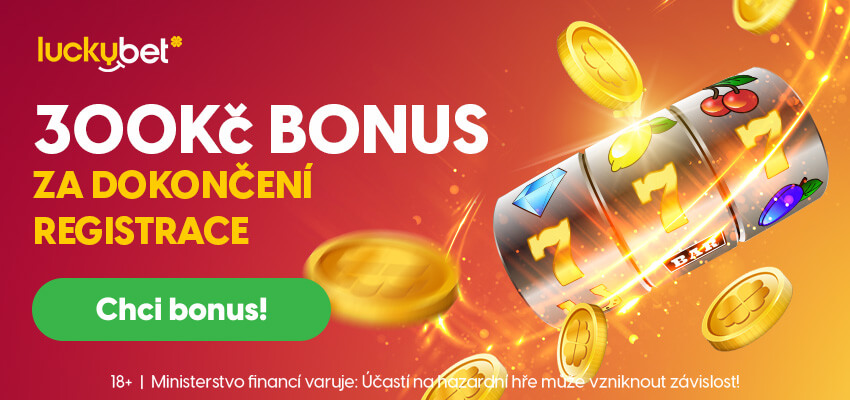 LuckyBet casino CZ: návod na registraci a získání bonusu zdarma