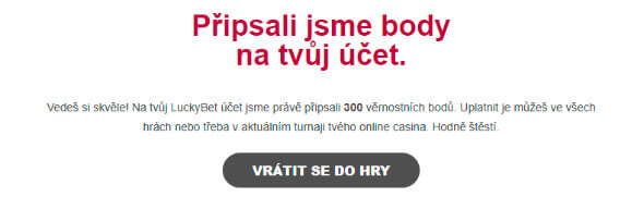 Získání LuckyBet registračního bonusu na vaše herní konto