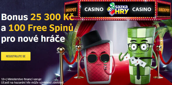 Casino Sazka hry představuje nové bonusy