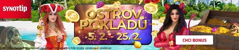 Každý den si můžete vyzvednout svůj bonus v casinu SYNOT TIP