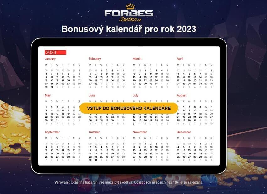 Forbes free spiny a bonusový kalendář 2023