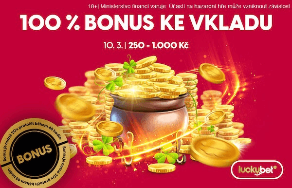 Užijte si bonus ke vkladu u LuckyBet casina