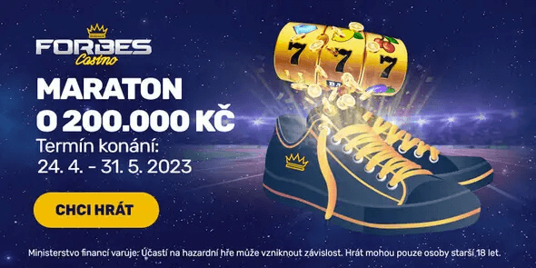 Maraton o 200 000 Kč v online casinu Forbes