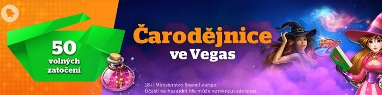 Čarodějnice ve Vegas: Získejte bonusy u Chance a Tipsportu