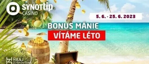 Červnová BONUS MÁNIE u SYNOT TIPu