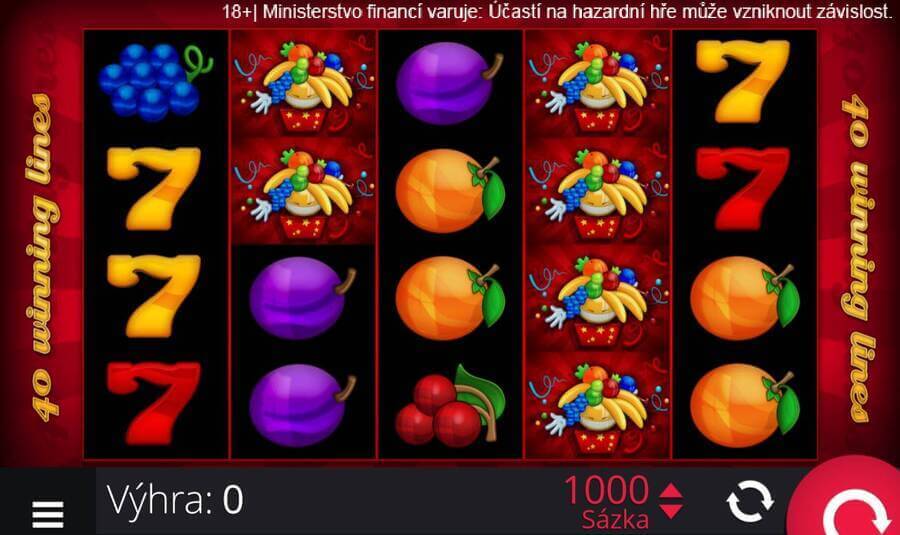 Výherní automat Fruit Jack