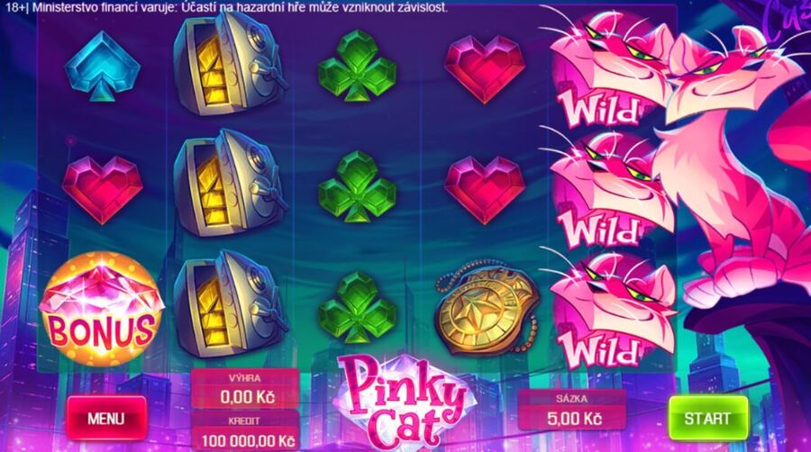 Výherní automat Pinky Cat