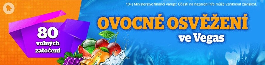 Získejte až 80 volných zatočení u Chance casina
