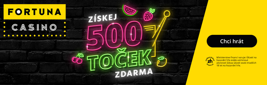 Fortuna má pro nové hráče nový bonus – 500 free spinů!