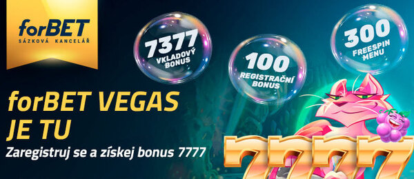 ForBET – české online casino s bonusy za registraci