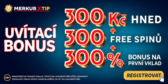 Casino bonusy MerkurXtip CZ za registraci a zdarma