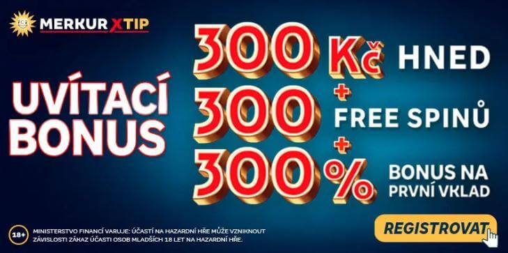 Klikněte ZDE a vyzvedněte si bonus v casinu MerkurXtip