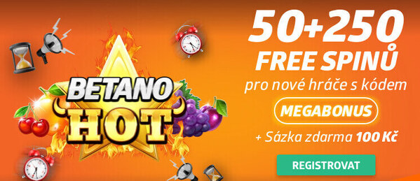 Zaregistrujte se u Betana s platným kódem a získejte extra bonus